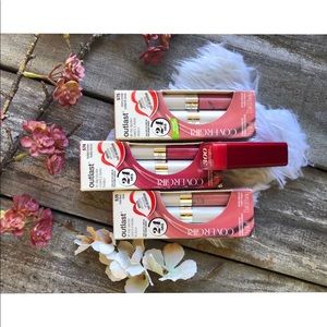 CoverGirl lipstick and lipgloss bundle.